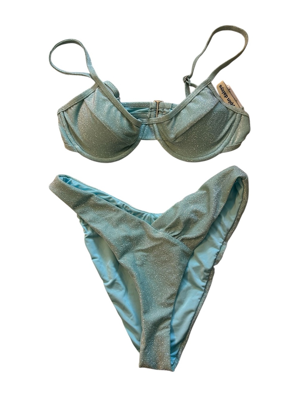 !!NWOT!! DIPPIN DAISY’S BIKINI SET XS TOP, SM BOTTOM